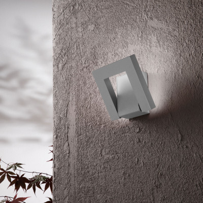Perenz - Leva - Applique da esterno a led con struttura in metallo e diffusore in acrilico - 1 Lampadina Led Integrato 12W - Lumen 960 - Gradi Kelvin 3000k-4000k - IP54 - SKU: 8329
