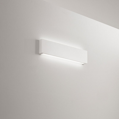 Perenz - Wall - Applique da parete a LED piccola in metallo e diffusore in gesso - Colore: Bianco - 1 Lampadina Led Integrato 12W - Lumen 960 - Gradi Kelvin 3000k Luce Calda - IP20 - SKU: 8422BLC