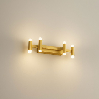 Perenz - Candles - Applique da parete grande a led struttura in metallo e diffusori in acrilico - 4 Lampadine Led Integrato 24W - Lumen 1680 - Gradi Kelvin 3000k Luce Calda - IP20 - SKU: 8274