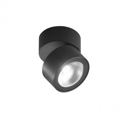Perenz - Camera - Faretto a led grande da soffitto struttura in metallo e diffusore orientabile - 1 Lampadina Led Integrato 15W - Lumen 900 - Gradi Kelvin 3000k-4000k-6000k - SKU: 6774