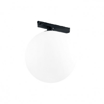 Perenz - Binario - Faretto a led per sistema binario con boccia in vetro - Colore: Nero - 1 Lampadina - Led Integrato - 15W - Lumen 1050 - Gradi Kelvin 3000k Luce Calda - SKU: 8100NLC
