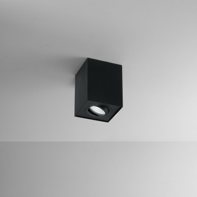 Perenz - Centric - Faretto da soffitto struttura in metallo e diffusore quadrato - 1 Lampadina GU10 35W - IP20 - SKU: 8364