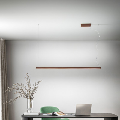 Perenz - Link - Lampada a sospensione struttura in metallo lineare a led - 1 Lampadina Led Integrato 35W - Lumen 2800 - Gradi Kelvin 2700K-3000K-4000K - IP20 - SKU: 8052