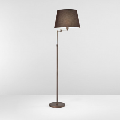 Perenz Crane Lampada da terra orientabile in metallo dal design moderno Colore: Marrone