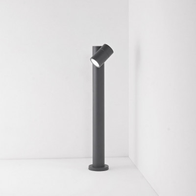 Perenz Pull Paletto LED da giardino a led in metallo e diffusore in acrilico orientabile Colore: Antracite