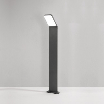 Perenz Path Paletto LED da giardino moderno a led in metallo e diffusore in acrilico Colore: Antracite