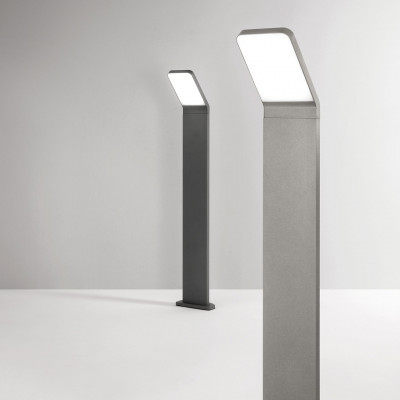 Perenz - Path - Paletto LED da giardino moderno a led in metallo e diffusore in acrilico - 1 Lampadina Led Integrato 12W - Lumen 1050 - Gradi Kelvin 3000k Luce Calda - IP65 - SKU: 8340