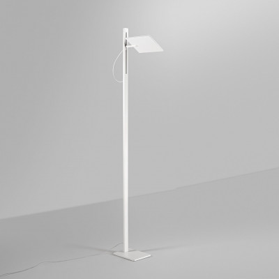 Perenz Radiante Pianatana a led in alluminio e diffusore orientabile quadrato Colore: Bianco