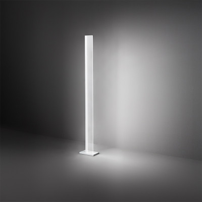 Perenz - Tape - Piantana con diffusore a led in alluminio dal design moderno - Colore: Bianco - 1 Lampadina Led Integrato 35W - Lumen 2720 - Gradi Kelvin 3000k-4000k-6000k - IP20 - SKU: 6972BCT