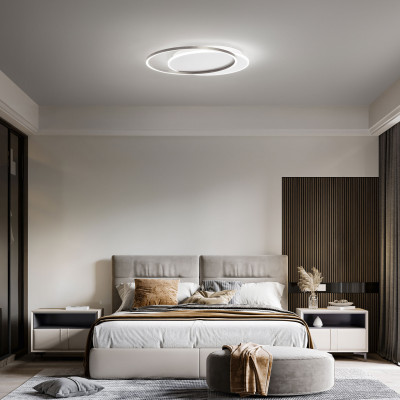 Perenz - Orbit - Plafoniera a led grande con struttura in metallo dal design moderno - 1 Lampadina Led Integrato 60W - Lumen 4200 - Gradi Kelvin 3000k Luce Calda - IP20 - SKU: 8195