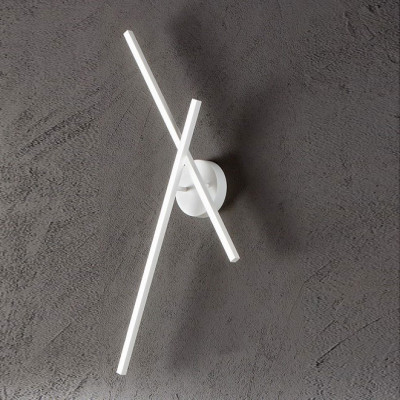 Perenz - Syncro - Plafoniera led piccola in metallo e diffusore in acrilico dal design moderno - Colore: Bianco - 1 Lampadina - Led Integrato - 29W - Lumen 2030 - Gradi Kelvin 3000k-4000k-6000k - IP20 - SKU: 8046BCTD