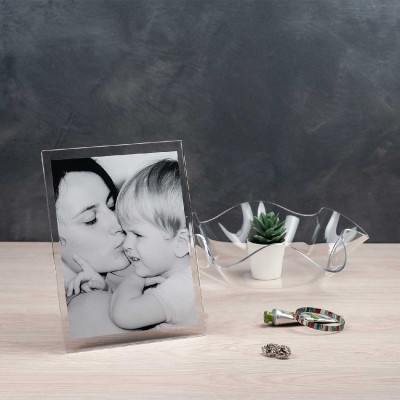 Vesta - Eco - Portafoto in plexiglass - Colore: Trasparente - Foto 18x24 - SKU: 3373600