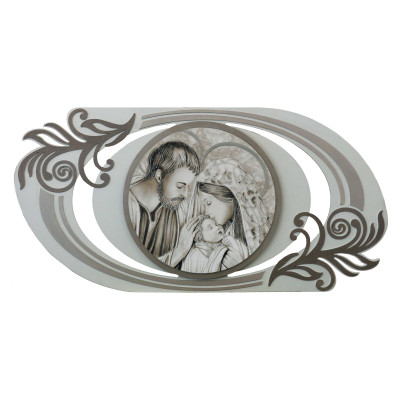 Artitalia - Capezzale la sacra famiglia quadro moderno per camera da letto 120x60 - SKU: PS631
