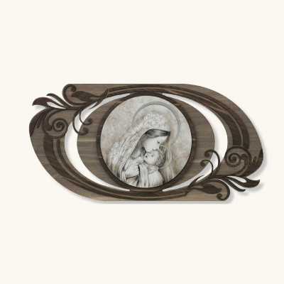 Artitalia - Capezzale con maternità quadro linee moderne per camera da letto 120x60 - SKU: PS634