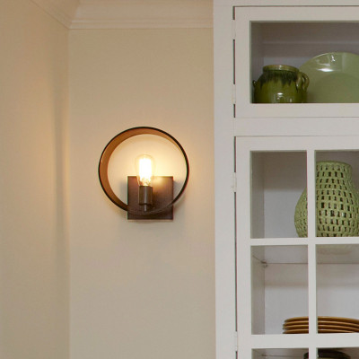 Quoizel - Thaeter Row - Applique da parete moderna con struttura in acciaio - 1 Lampadina E27 60W - IP20 - SKU: QZ-THEATER-ROW1