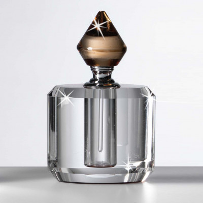 Ranoldi - Boccetta porta profumo in cristallo - Colore: Marrone - SKU: CBB497