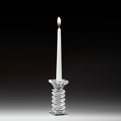 Ranoldi - Candeliere alto in cristallo dal design moderno - Colore: Trasparente - SKU: CBB418