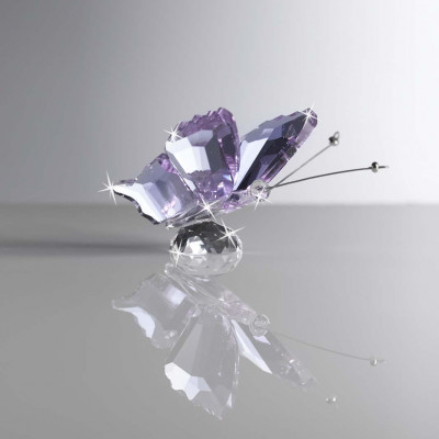 Ranoldi - Segnaposto in cristallo Farfalla - Colore: Viola - SKU: CBB511