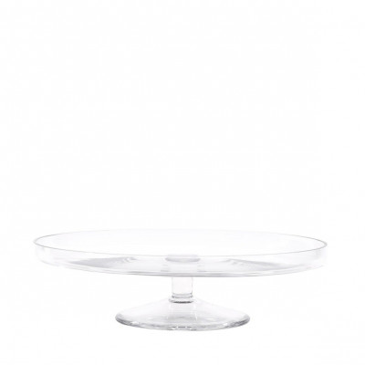  Simple Day - Alzatina bassa in vetro - Colore: Trasparente - SKU: 10012089 