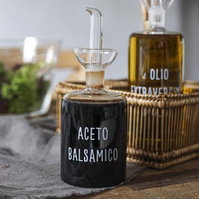  Simple Day - Ampolla di vetro per aceto balsamico - Colore: Trasparente - SKU: 10012205 
