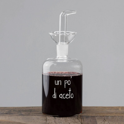  Simple Day - Un po di Aceto - Ampolla di vetro per aceto - Colore: Trasparente - SKU: 10012437 
