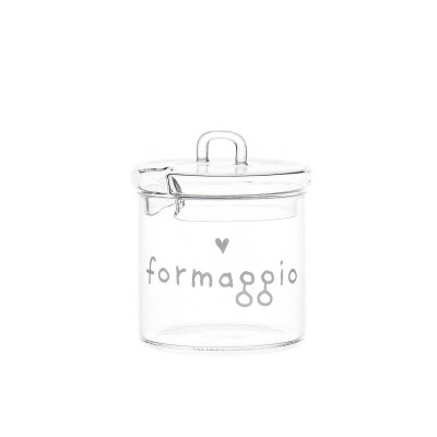  Simple Day - Formaggio - Barattolo con coperchio in vetro - Colore: Trasparente - SKU: 10012369 