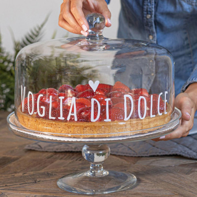  Simple Day - Voglia di dolce - Campana in vetro per dolci - Colore: Trasparente - SKU: 10012122 