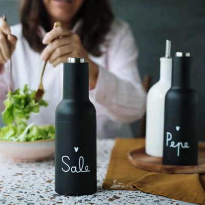  Simple Day - Cuore - Macina sale elettrico - Colore: Nero - SKU: 10012544 