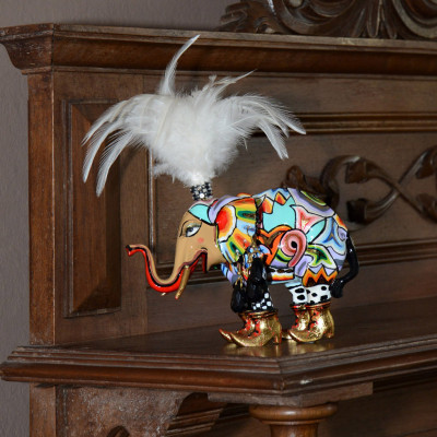 Tom's Drag - Scultura da tavolo con elegante dal design eclettico - Colore: Multicolore - SKU: TOM003000