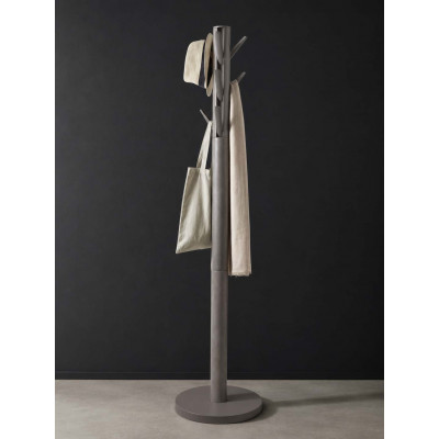 Umbra - Flapper - Appendiabiti da terra di design con base in metallo e ganci estraibili - Colore: Grigio - SKU: 320361-918
