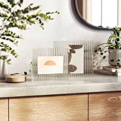  Umbra - Ripley - Portafoto piccolo con cornice in vetro dal design moderno - Foto 10x15 - SKU: 1018384-104 