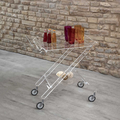  Vesta - Aurelio - Carrello Pieghevole portavivande - Colore: Trasparente - SKU: 0580300 