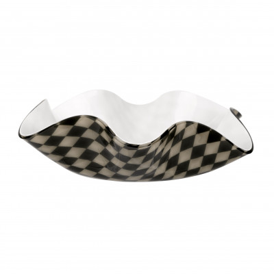 Vesta - Soft - Centrotavola medio in plexiglass dal design moderno decoro Foulard - SKU: 09104D47