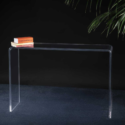 Vesta - Simply - Consolle da parete in plexiglass dallo stile moderno - Colore: Trasparente - SKU: 2375500