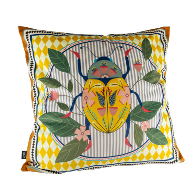 Vesta - Decor - Cuscino grande moderno fodera in poliestere 50x50 - Colore: Multicolore - SKU: 04236SCAR