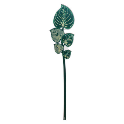 Vesta - Funny flowers - Fiore di maranta grande in plexiglass per vaso - Colore: Verde - SKU: 04443.183