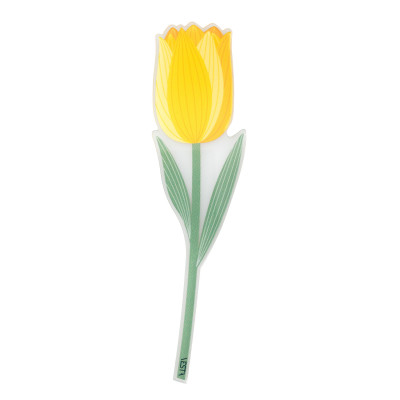 Vesta Special Moments Set 6 pezzi Fiore di tulipano in plexiglass per vaso Colore: Giallo
