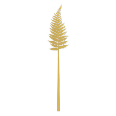 Vesta - Funny flowers - Fiore in plexiglass felce piccola - Colore: Oro - SKU: 04438.156