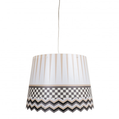 Vesta - Brighella - Lampada a sospensione dal design moderno con lampadina E27 stile Basic - 1 Lampadina E27 100W - IP20 - SKU: 04251D32