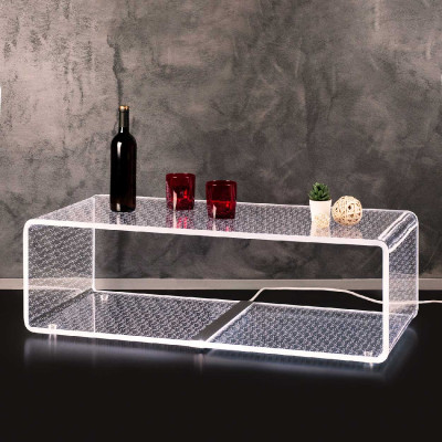 Vesta - Tits & Butts - Lampada da terra a LED grande in plexiglas in stile moderno - Colore: Trasparente - 1 Lampadina Led Integrato 8W - Gradi Kelvin 3000k Luce Calda - SKU: 0710602