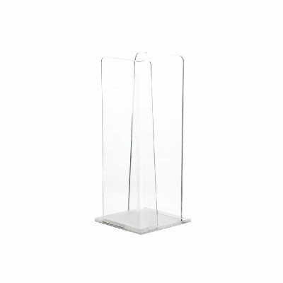 Vesta Like Water Portabicchieri verticale con struttura in plexiglass per bicchieri di plastica Colore: Bianco