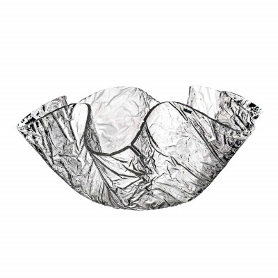 Vesta Soft Portabottiglia/Centrotavola grande in plexiglass dalle linee moderne Colore: Ghiaccio