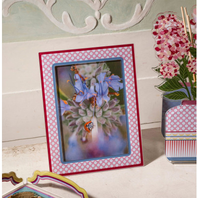Vesta - Decor - Portafoto in plexiglass dal design moderno ed elegante - Colore: Rosso - Foto 13x18 - SKU: 0422784