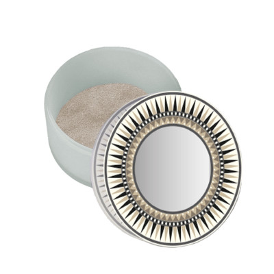 Vesta Happy Beaty Portagioie rotondo piccolo in plexiglass con coperchio Colore: Tortora