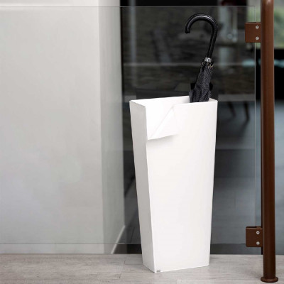 Vesta Eco Portaombrelli in plexiglass Colore: Bianco