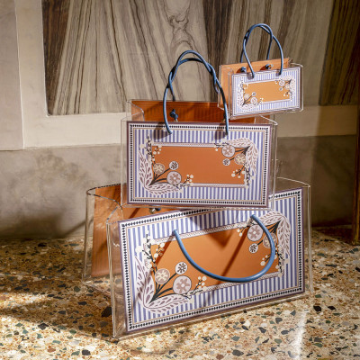 Vesta - Charlotte - Portariviste in plexiglass dal design moderno - Colore: Arancione - SKU: 04249SVE