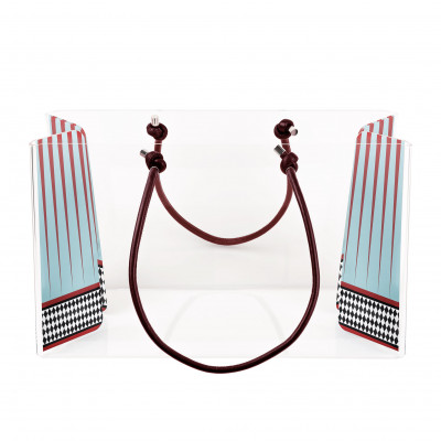 Vesta - Charlotte - Portariviste in plexiglass decoro Foulard - SKU: 04249D47