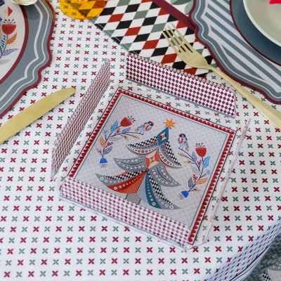  Vesta - Albero - Portatovaglioli medio in plexiglass - Colore: Multicolore - SKU: 58304AL 