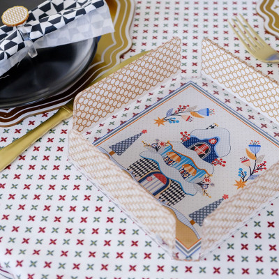  Vesta - Casetta - Portatovaglioli medio in plexiglass - Colore: Multicolore - SKU: 58304CA 