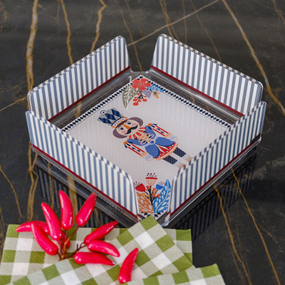  Vesta - Schiaccianoci - Portatovaglioli medio in plexiglass - Colore: Multicolore - SKU: 58304SC 